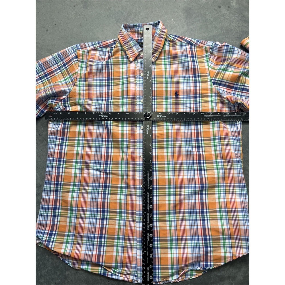 Polo Ralph Lauren Men's Long Sleeve Shirt Multicolored, Size L, Plaid Sku289 - Picture 2 of 6
